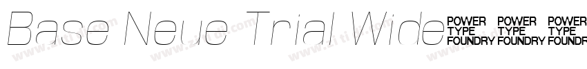 Base Neue Trial Wide字体转换